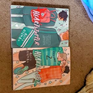 - 2 Heartstopper books, volume 1 & 2. brand new!
